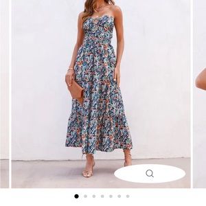 Vici strapless maxi dress - sold out online!